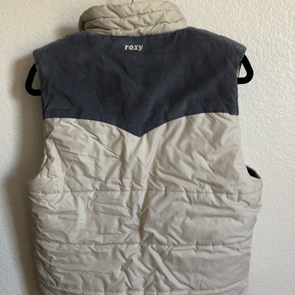 White down vest